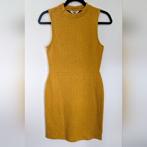 NWT - Jack by BB Dakota Retro Mustard Sleeveless Dress - Size S